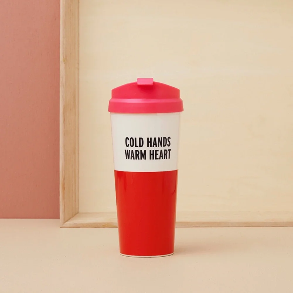 Kate Spade Cold Hands Warm Hearts Thermal Mug